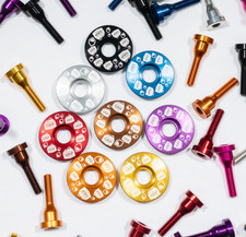 Usado, Burgtec X Grip & Pedal Top Cap Bolt Combo Kit Fone de Ouvido Pré-Carga MTB Pick N Mix comprar usado  Enviando para Brazil