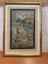 Antike indische miniaturmalere gebraucht kaufen  Wöllstadt