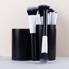 Kit conjunto de pincéis de maquiagem 12 peças com balde de armazenamento cabelo de fibra macia e lisa comprar usado  Enviando para Brazil