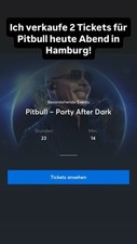 Pitbull tickets abend gebraucht kaufen  Hamburg