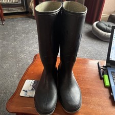 Black wellington boots for sale  WESTON-SUPER-MARE