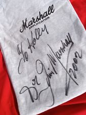 Camiseta autografada por Jim Marshall Marshall Amp 2002.  comprar usado  Enviando para Brazil