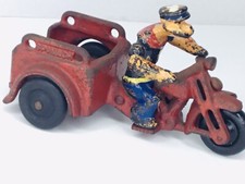 Carrinho de espinafre Hubley Popeye triciclo ferro fundido carro motocicleta, usado comprar usado  Enviando para Brazil