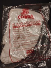 Capuz de combate a incêndio resistente a chamas PGI Cobra em bolsa lacrada branca NFPA Cal-OSHA, usado comprar usado  Enviando para Brazil