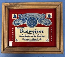 Vintage budweiser beer for sale  Saugus