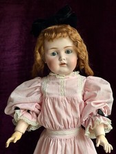 "Antiguo cuerpo de composición de muñeca cabeza bisque JDK Kestner 214 alemán 26""" segunda mano  Embacar hacia Mexico