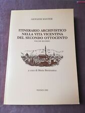 Mantese itinerario archivistic usato  Vicenza