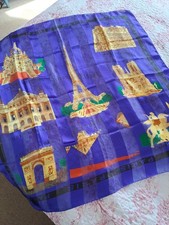Vintage paris scarf for sale  TEMPLECOMBE
