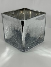 Mirrored silver crackle for sale  Watertown