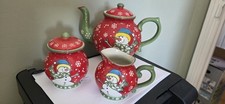 Cute christmas teapot for sale  SOUTH CROYDON
