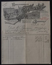 Facture 1903 bordeaux d'occasion  Nantes-