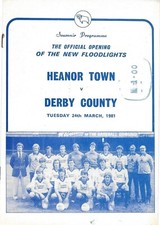 Football programme heanor for sale  FARINGDON