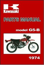 Usado, Lista de catálogo de peças de reposição KAWASAKI manual G5 G5-B G5B 1974 comprar usado  Enviando para Brazil