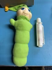 THE ORIGINAL HASBRO GREEN GLO WORM 1982 BABY NIGHT LIGHT RARO FUNCIONANDO VINTAGE comprar usado  Enviando para Brazil