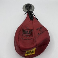 Usado, Bolsa de pancadas vintage EVERLAST Speed #4208 couro genuíno giroscópio equilibrado comprar usado  Enviando para Brazil