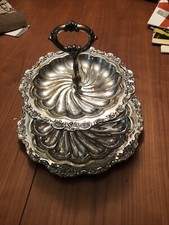 Servidor buffet Wallace de duas camadas vintage comprar usado  Enviando para Brazil