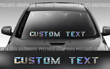 Adesivo adesivo personalizado texto personalizado rec para-brisa banner JDM Diesel Euro KDM comprar usado  Enviando para Brazil