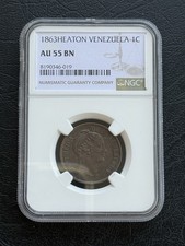 Venezuela centavo 1863 usato  Spedire a Italy