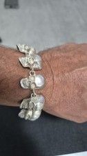 Bracciale argento massiccio usato  Pozzuoli