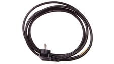 Przewód przyłączeniowy W-3 3x1,5 mm2 czarny z wtyczką kątową 3m 51.937 na sprzedaż  PL