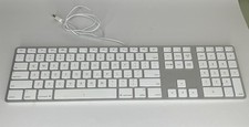 Teclado USB estándar Mac con cable original Apple A1243 con teclado numérico blanco segunda mano  Embacar hacia Mexico