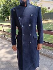 Cappotto vintage blu usato  Palermo