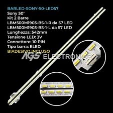 KIT 2 BARRE STRIP 57 LED TV SONY LBM500M1903-BS-1 KDL50W755C KDL50W805C comprar usado  Enviando para Brazil