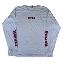 Camisa masculina manga longa Rapala vintage XL vara de pesca isca isca Y2K, usado comprar usado  Enviando para Brazil