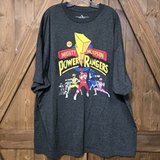 Usado, Camiseta gráfica preta Nostalgic Mighty Morphin Power Rangers tamanho 5XL comprar usado  Enviando para Brazil