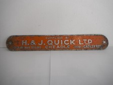 Original dealers plate for sale  CHESTERFIELD