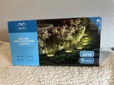 Disco solar SOLPEX, pacote com 8 luzes solares externas à prova d'água comprar usado  Enviando para Brazil