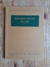 Nocturne benjamin britten for sale  WOODBRIDGE