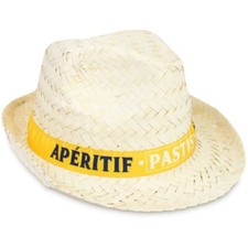 Chapeau paille apéro d'occasion  France