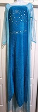 Fantasia Frozen Elsa Adulto Vestido Cosplay Azul Brilhante Gelo Inverno Princesa Feminino M, usado comprar usado  Enviando para Brazil