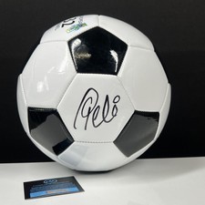 Bola de futebol Pelè autografada à mão tamanho completo holograma certificado de autenticidade comprar usado  Enviando para Brazil