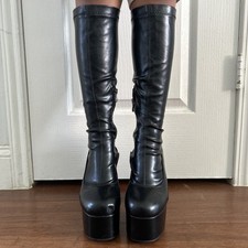 Boots black faux for sale  Missouri City