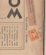 GRÉCIA-EGITO antigo jornal viajante raro "DODECANESO" amarrado 1m. para Cairo 1928 comprar usado  Enviando para Brazil