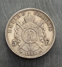 Argent 1868 napoleon d'occasion  Saint-Quentin