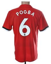 Camiseta Adidas M #6 Pogba Manchester United 2017/2018 Home Football, usado comprar usado  Enviando para Brazil