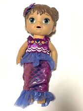 Boneca Hasbro 2017 Baby Alive Shimmer N Splash Sereia Cabelo Castanho Olhos Verdes RARA comprar usado  Enviando para Brazil