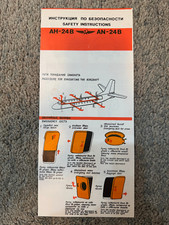 Safety card aeroflot gebraucht kaufen  Föhr