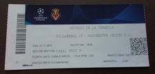 Villarreal manchester united for sale  STOURBRIDGE