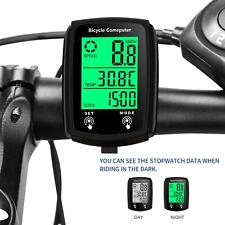 Velocímetro de bicicleta à prova d'água computador velocidade mountain bike sem fio D3P7 comprar usado  Enviando para Brazil