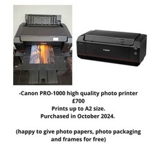 Canon imageprograf pro for sale  BURNLEY