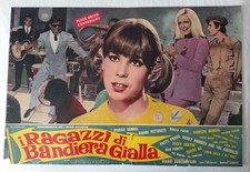 Fotobusta ragazzi bandiera usato  Bari