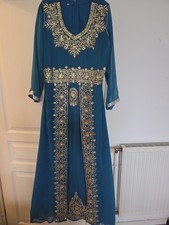 Caftan indien bleu d'occasion  Saint-André-lez-Lille