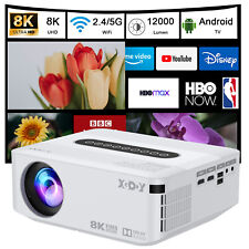 Projektor XGODY 8K 12000 lm 5G WIFI Projektor USB Odtwarzacz multimedialny TV Gra Przenośna na sprzedaż  Wysyłka do Poland