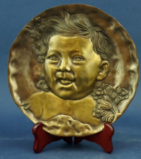 Piatto bronzo dorato usato  Roma