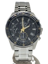 Casio Edifice cronógrafo relógio de quartzo analógico aço inoxidável preto Slv SS EFV-540 comprar usado  Enviando para Brazil