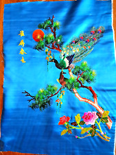 Broderie asiatique soie d'occasion  Château-du-Loir